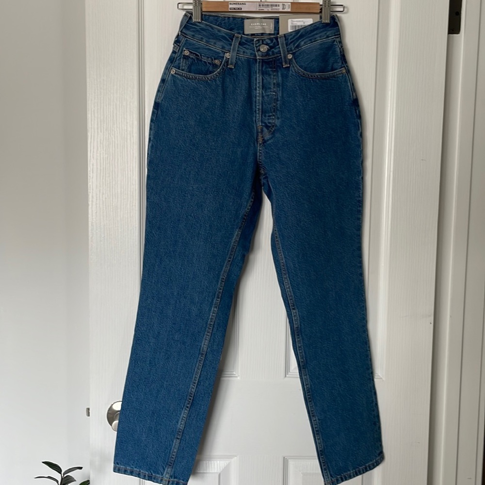 BNWT Everlane Curvy 90's cheeky straight leg jean